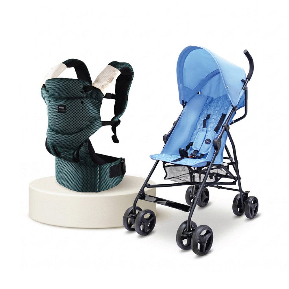 Baby Carrier & Umbrella Stroller Combo Lightweight Travel System 6–36 Months