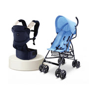 Baby Carrier & Umbrella Stroller Combo Lightweight Travel System 6–36 Months