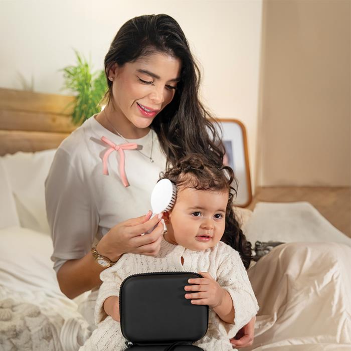 Nurtur 9-in-1 Baby Grooming Kit – Travel Pouch with Nail File, Brush & Comb, Digital Thermometer, Easy-Grip Scissors, Baby Toothbrush, Nail Clipper with Magnifier, Nasal Aspirator – Newborn Essentials