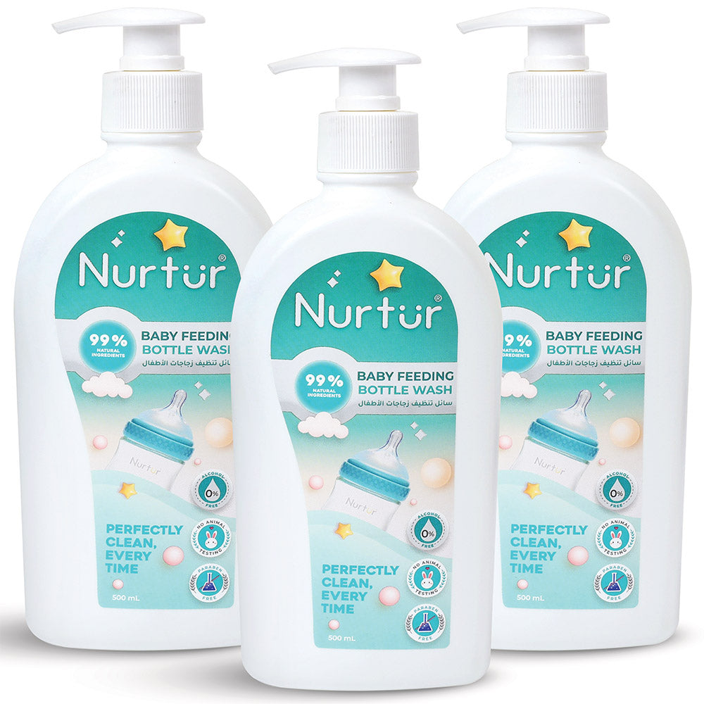 Liquid Cleanser for Baby Bottles And Accessories Organic Alcohol-Free 3 Pack