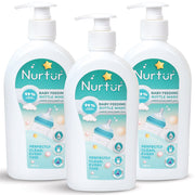 Liquid Cleanser for Baby Bottles And Accessories Organic Alcohol-Free 3 Pack