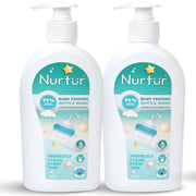 Liquid Cleanser for Baby Bottles And Accessories Organic Alcohol-Free 2 Pack