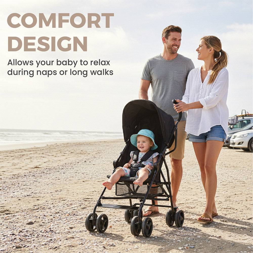 Leo Umbrella Stroller with Baby Carrier Combo – Lightweight Foldable Stroller Carrier 6–36 Months