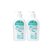 Nurtur Baby Bottle & Toys Liquid Cleanser, Ecofreindly, Paraben Free, Vegan. Kills 99% bacteria 500ML Pack of 2